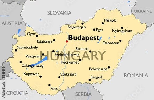 Hungary map