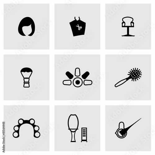 Vector Barber icon set