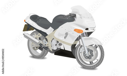 Jasny motocykl - wektor