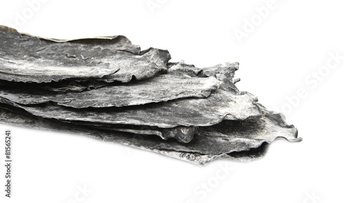 Bild auf Leinwand Dry seaweed Dashi Kombu (Laminaria angustata)