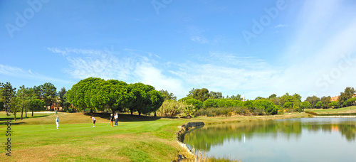 Campo de Golf, jugadores, España © joserpizarro