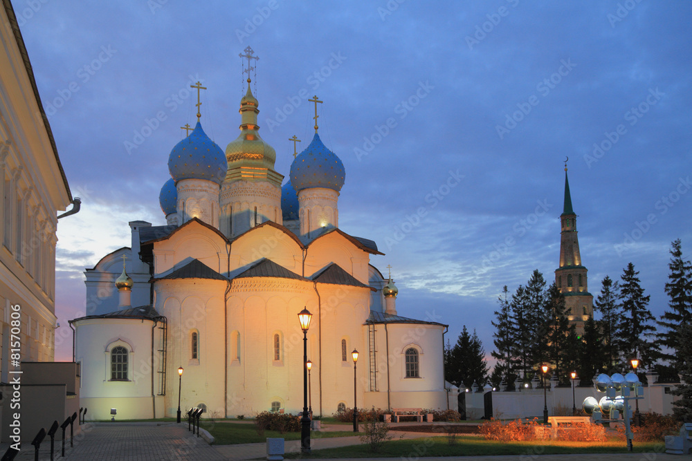 Cathedral of Annunciation in Kazan Kremlin, Tatarstan, Russia