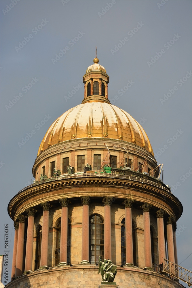 The famous St. Isaac cathedral