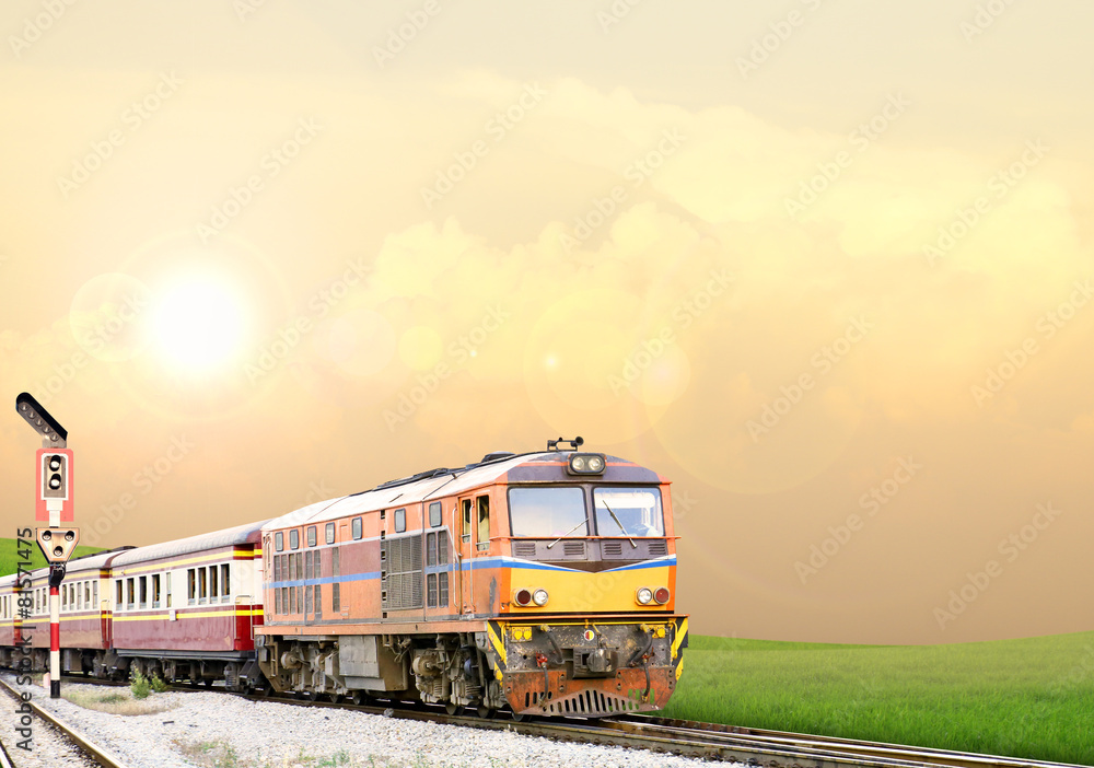 Obraz premium vintage train