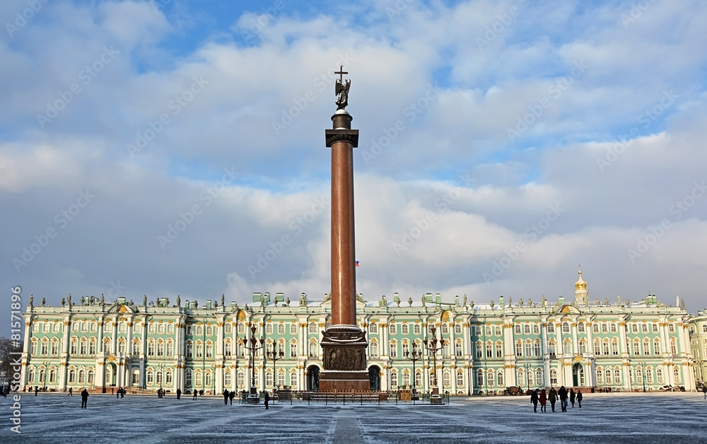 The famous Palace Square