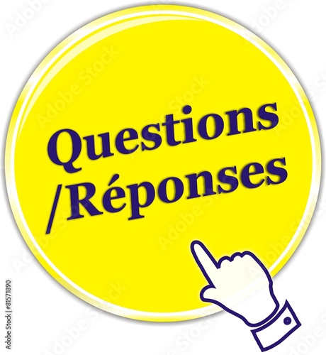 bouton questions réponses
