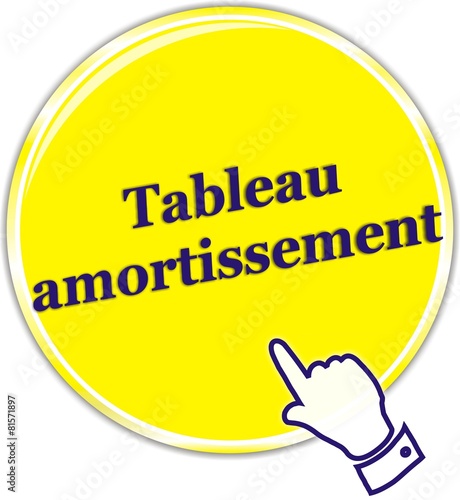 bouton tableau d'amortissement