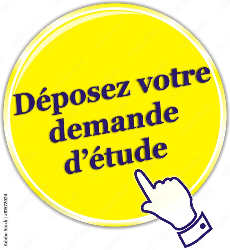 bouton demande d'étude bouton demande d'étude