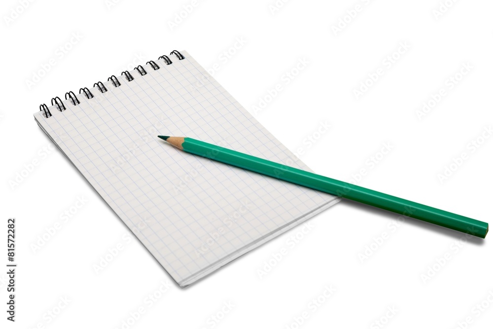 List. Shopping list on natural paper and white background List. Shopping list on natural paper and white background