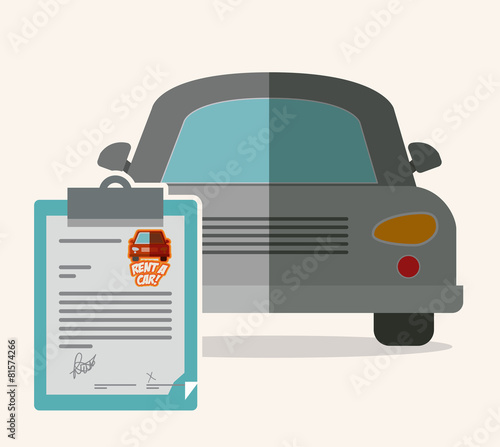 Rent a car design