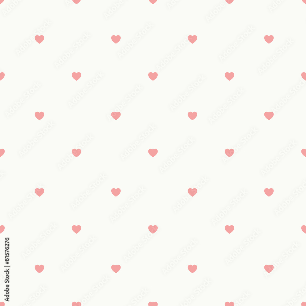 Seamless pattern of hearts. Seamless pattern of hearts.