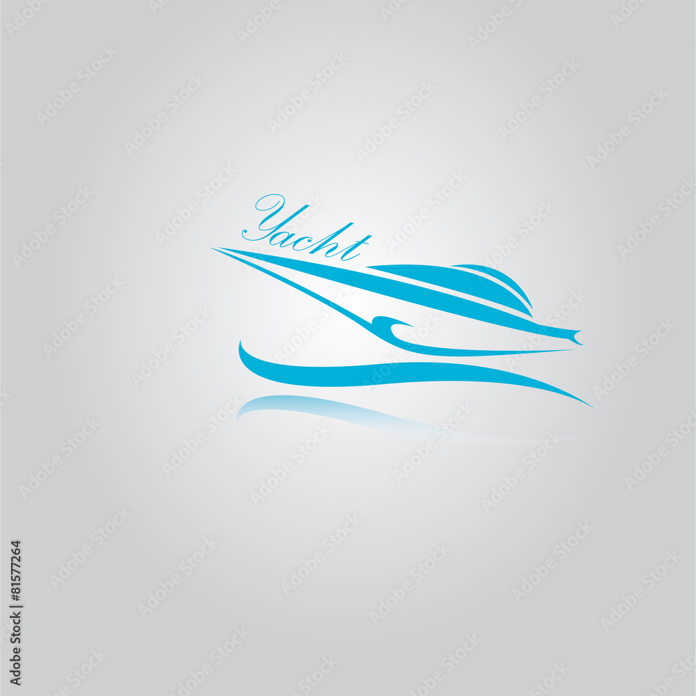 vector yacht icon vector yacht icon