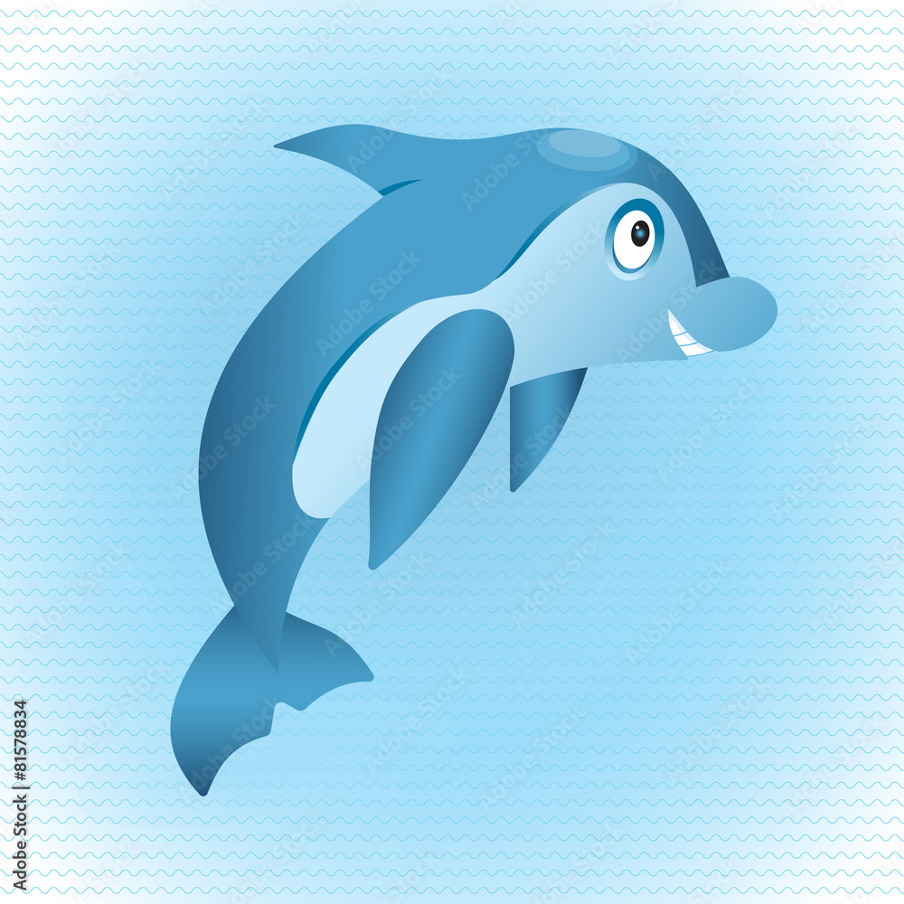 Obraz premium Blue Dolphin