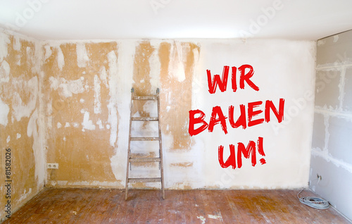 Fotografie Wir bauen um
