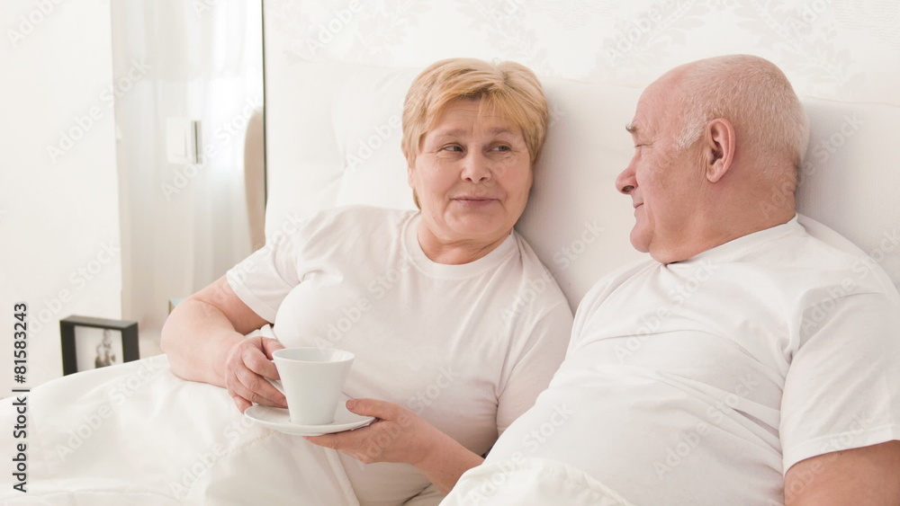Retired couple spending time together Retired couple spending time together