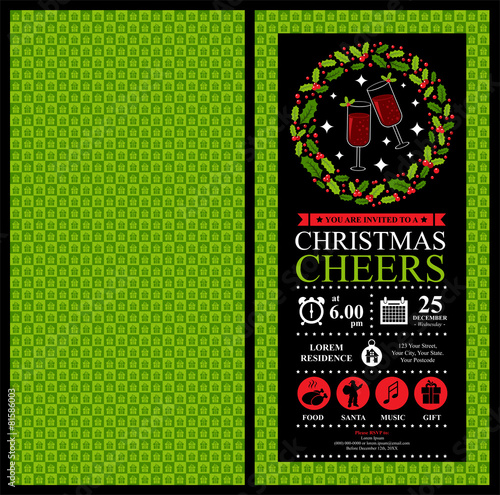 Christmas Party Invitation Card