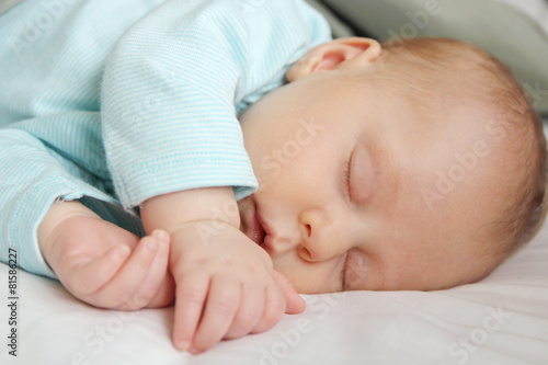 Peaceful Sleeping Newborn Infant