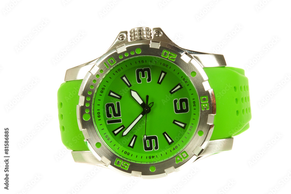 Wristwatch isolated on white background Wristwatch isolated on white background