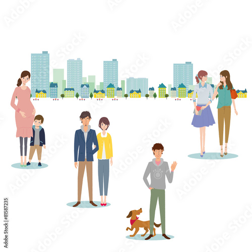 若い　人物　イラスト