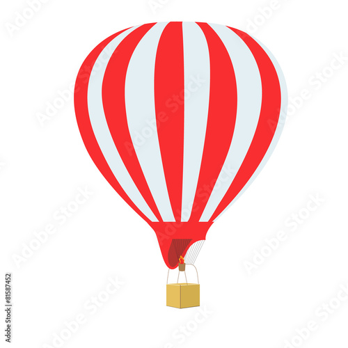 air, balloon, vector, illustration, white background