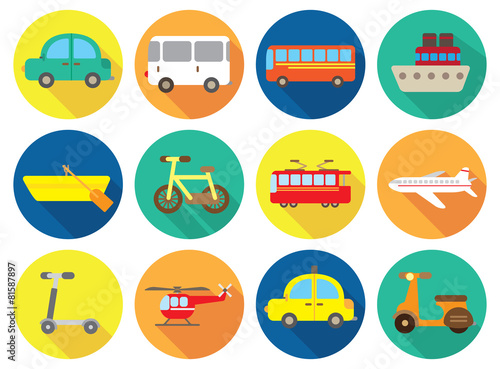 transportation flat icon