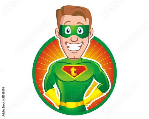 hero man boy male masculine mask character mascot image vector