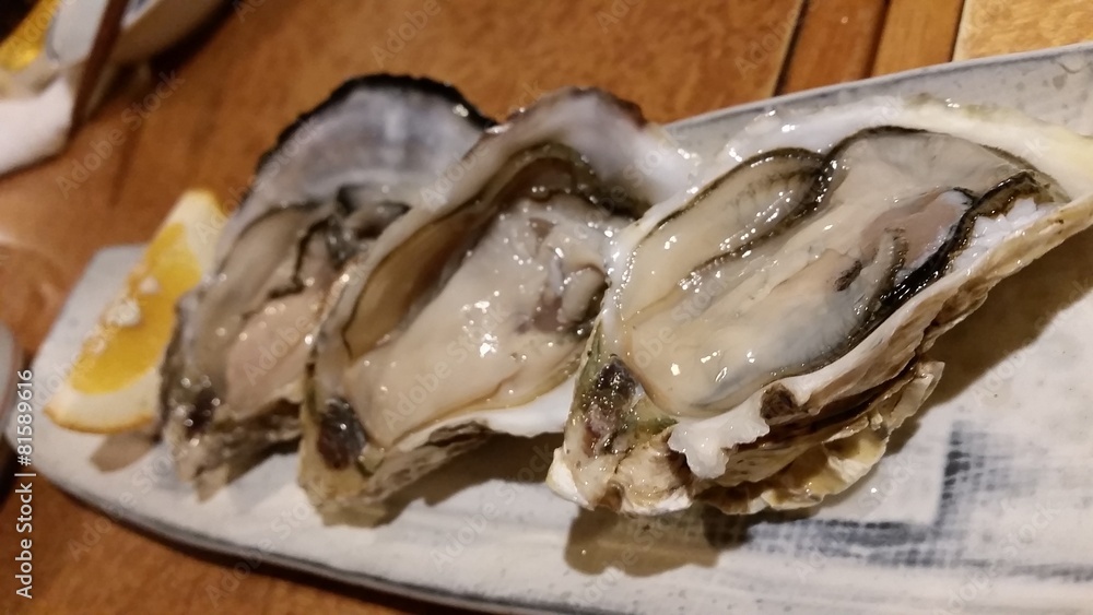 生牡蠣 生牡蠣