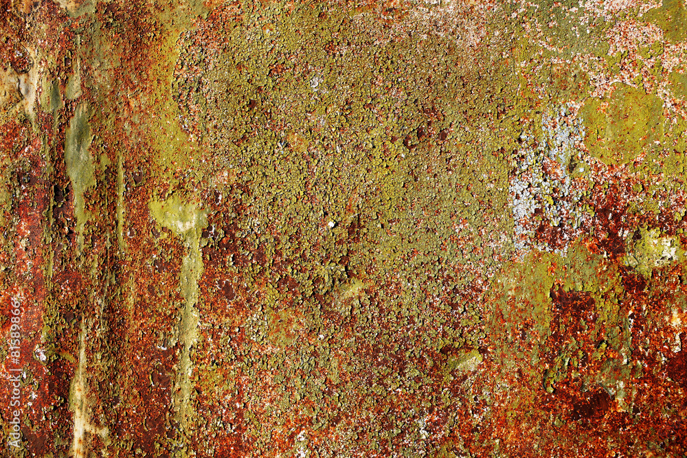 old rusty metal with a worn and scratched paint Stock Photo | Adobe Stock