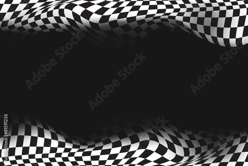 race, checkered flag background vector