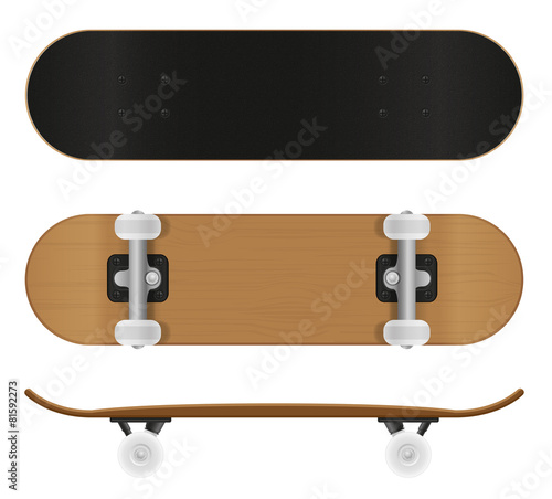 skateboard vector illustration