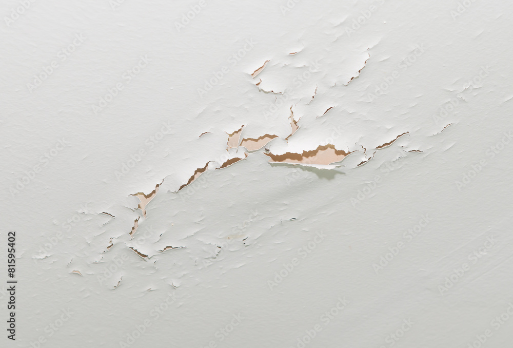 Obraz premium cracked paint on ceiling