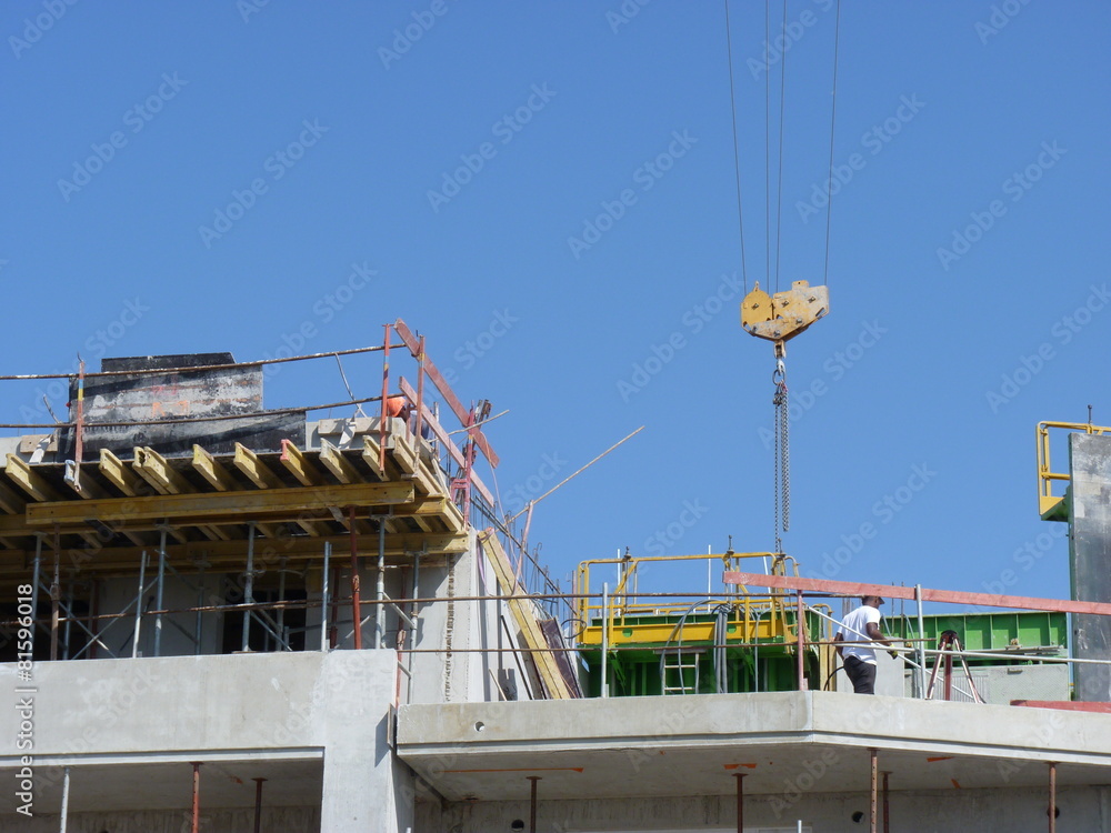 chantier de construction béton armé chantier de construction béton armé