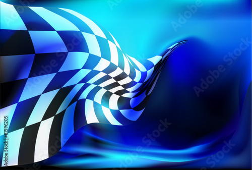 race, checkered flag background vector