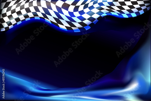 race, checkered flag background vector