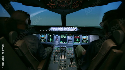pilots are enrolled in a flight simulator