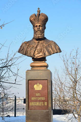 Бюст царя Александра 3 в Нижнем Новгороде