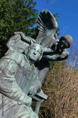 sculptures in Orsted park photo