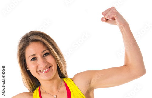 Strong sport woman