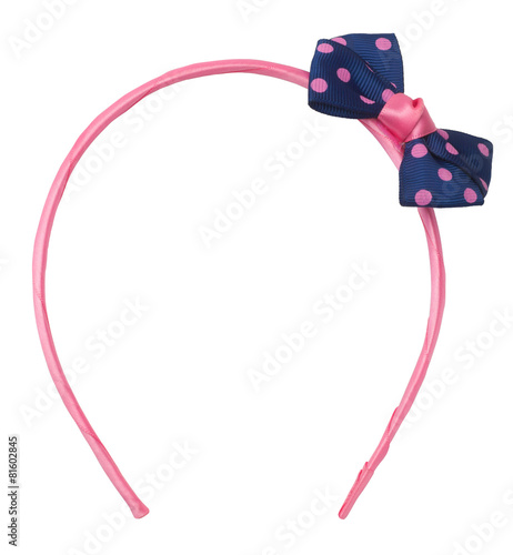 Photography Pink headband isolated on white