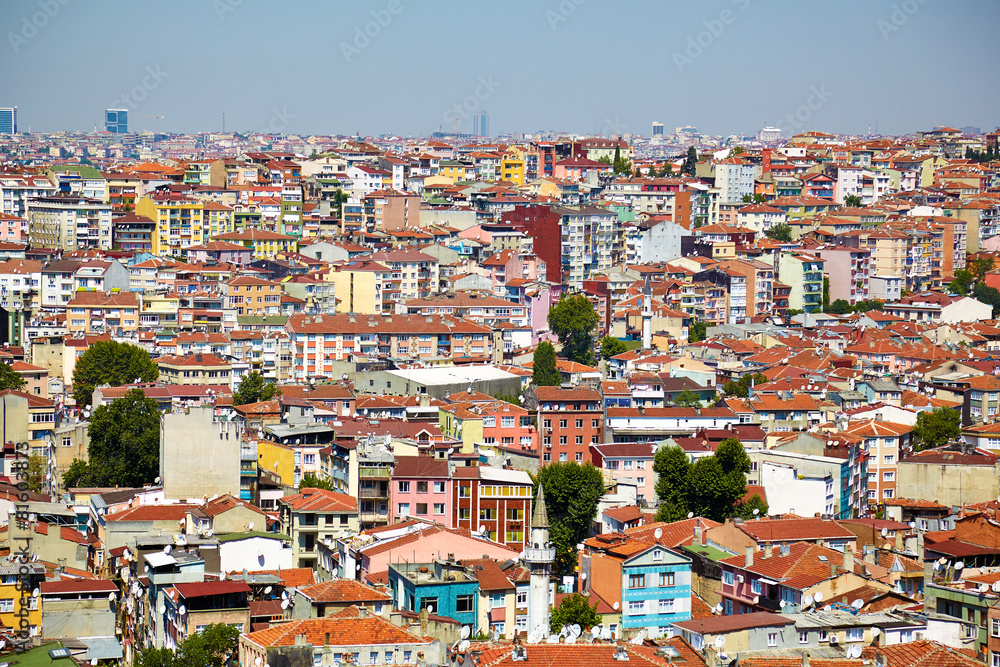 The residental neighborhoods of houses in the Besiktas region, I