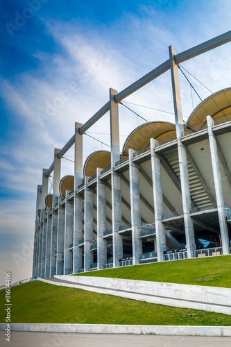 Платно The modern building of National Arena in Bucharest Romania
