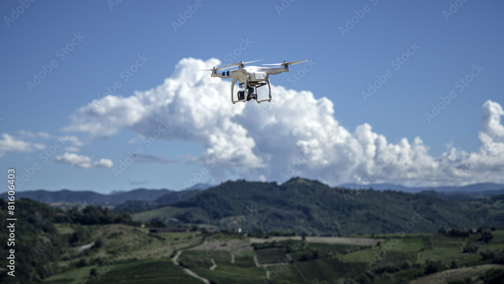 UAV drone flying UAV drone flying