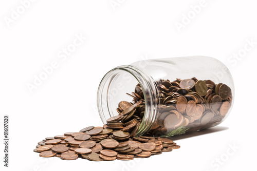 Spilled Penny Jar