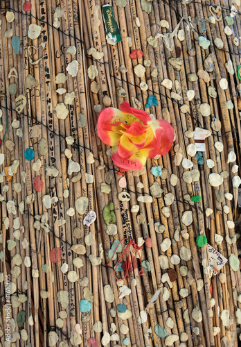 Bilde på lerret Paris - chewing gums in the homage for Morrison