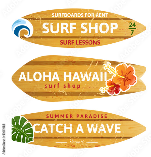 wooden surfboards