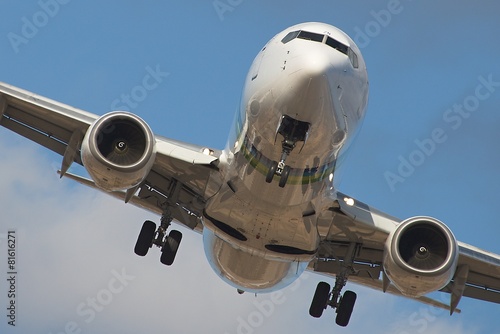 Airplane landing