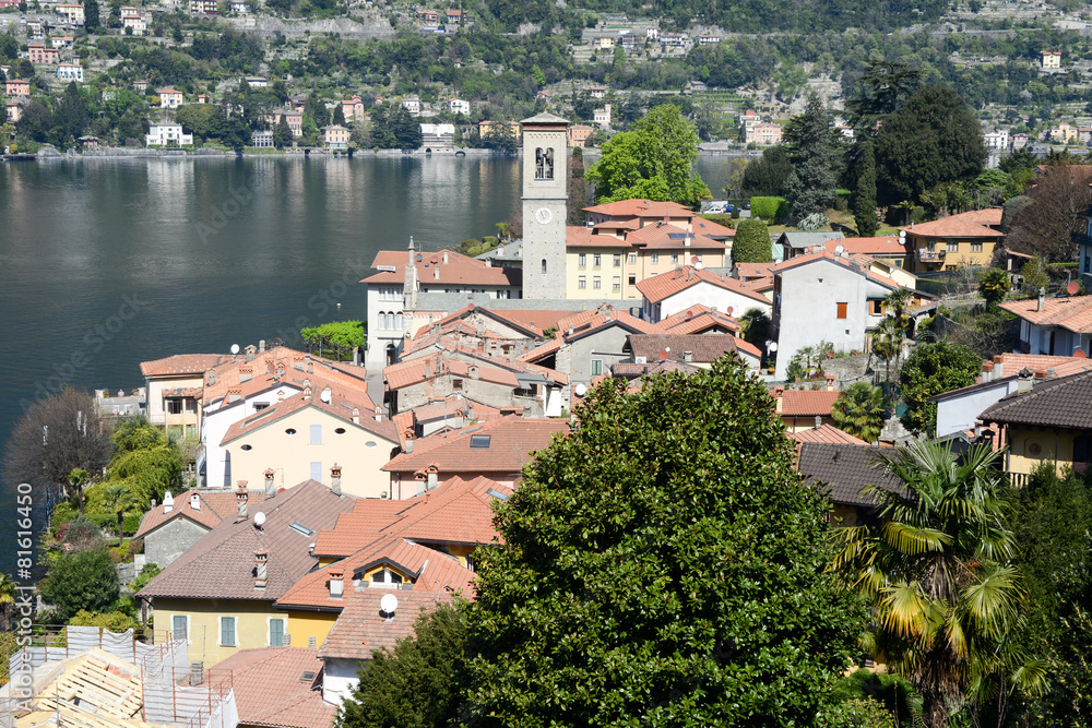 The village of Torno on lake Como