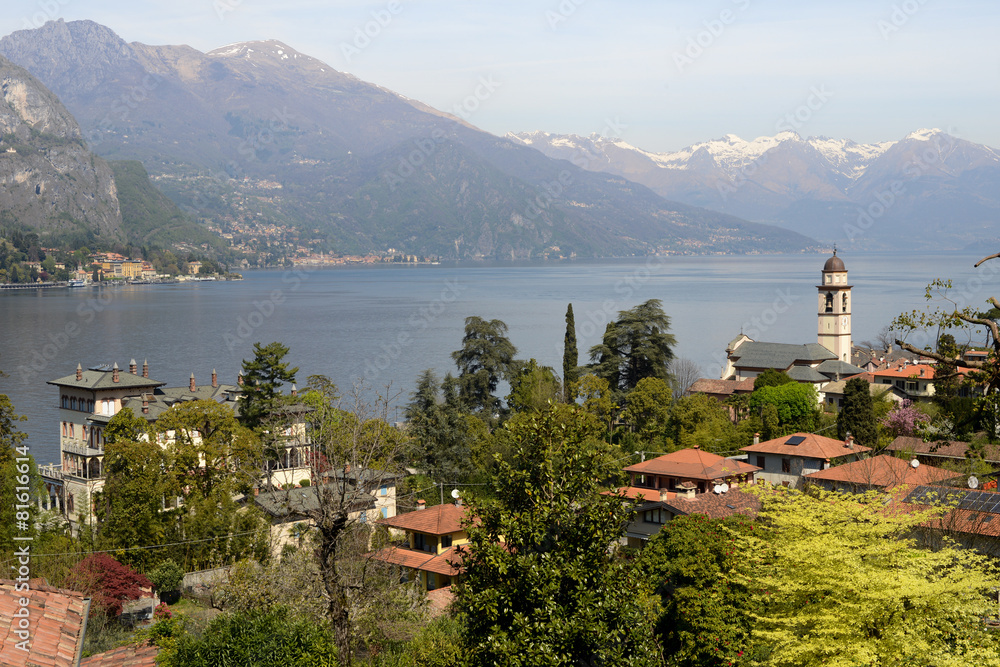 The village of Bellagio on lake Como, Italy
