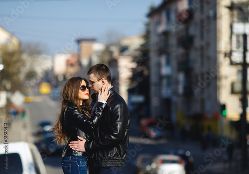 beautiful couple posing