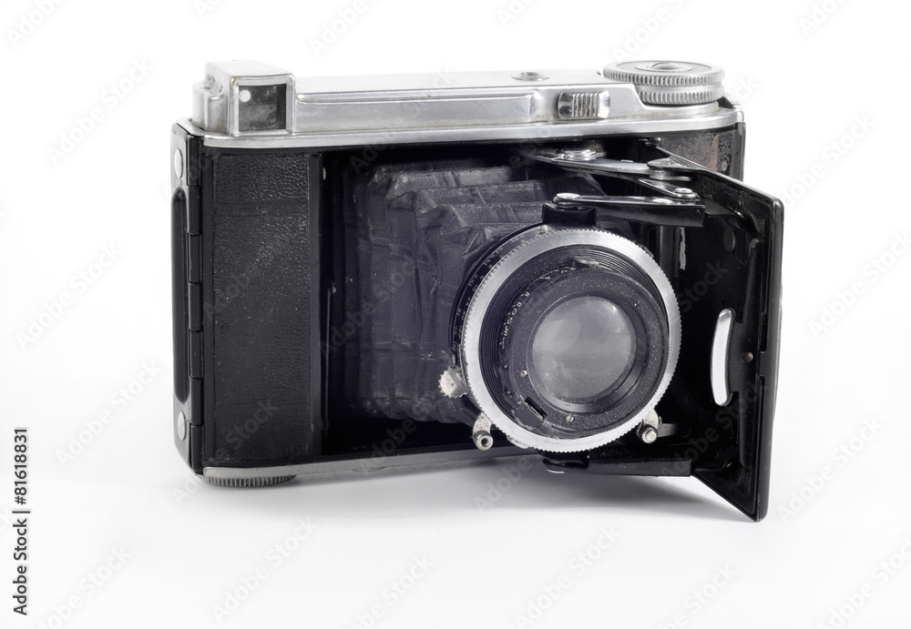 German old camera. The beggining of the 20th century. Open